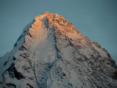 21 Final Rays Of Sunset Creep Up K2 North Face Close Up From K2 North Face Intermediate Base Camp